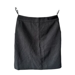 2/$10 MASTINA Grey pencil silhouette skirt formal professional work business